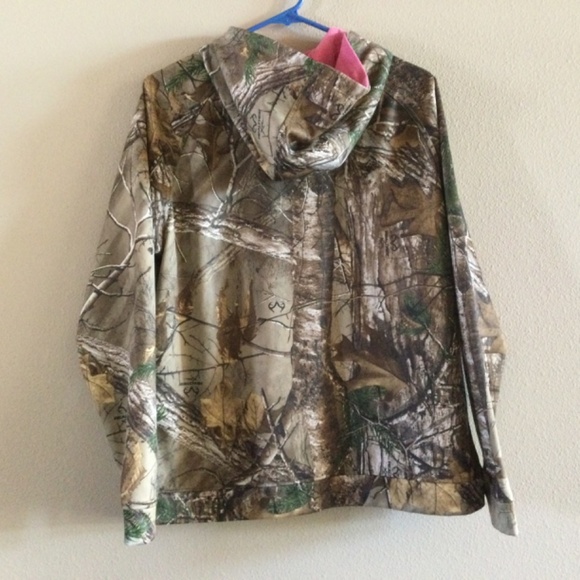 ✔️Gander Mountain Guide Series Camo 1/4 Zip Hoodie Size L - Picture 2 of 3